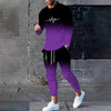 2025 Casual Comfortable Loose Two-piece 3D Printed Long-sleeved Pullove