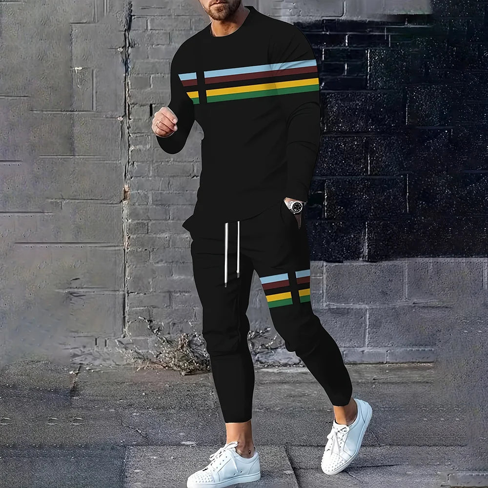 2025 Men's Soft Comfortable Lightweight Suit Fashion Trend Street Two