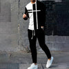 Autumn Men's Long Sleeve Pullover Sweatshirt 2 Piece Outfits