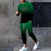 2025 Casual Comfortable Loose Two-piece 3D Printed Long-sleeved Pullove