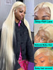 7x5 HD Lace Wig Glueless Preplucked Human Wig 180% 200% Blonde Straig