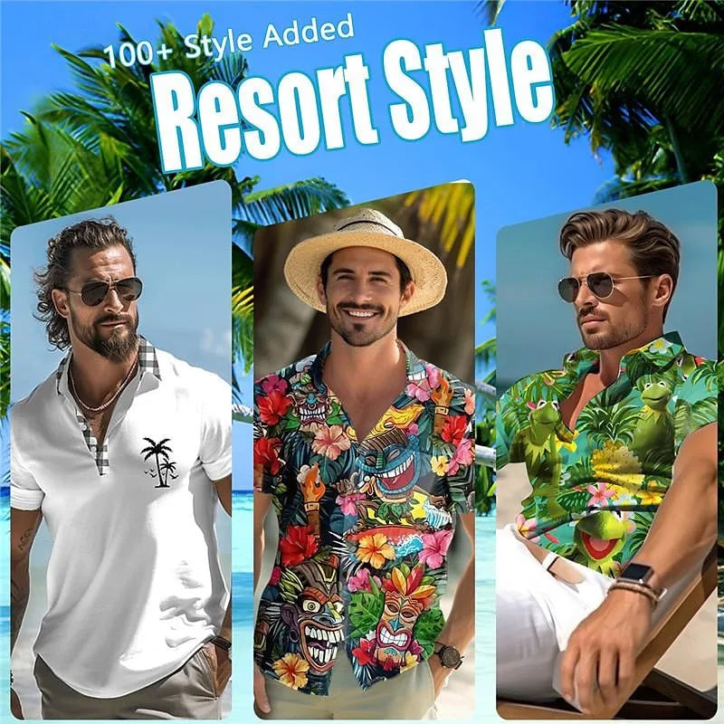 Summer Men's Shorts Quick Drying Hawaii Holiday Sports